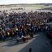 A crowd gathers to watch the MHSAA Division One and Two award ceremonies at Michigan International Speedway on Saturday. Daniel Brenner I AnnArbor.com